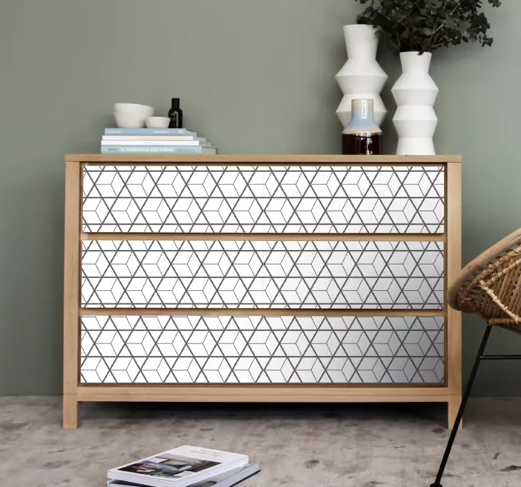 Skandinaviske motiv møbler klistremerke - Tenstickers