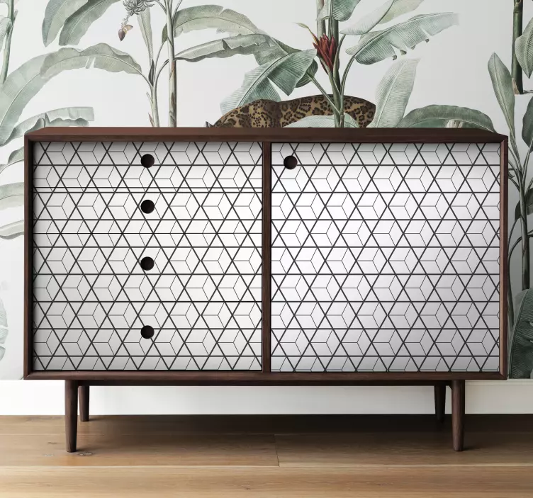 Skandinaviske motiv møbler klistremerke - Tenstickers