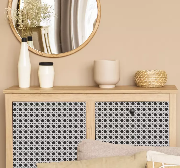 Moderne bladmønster klistremerke møbler - Tenstickers