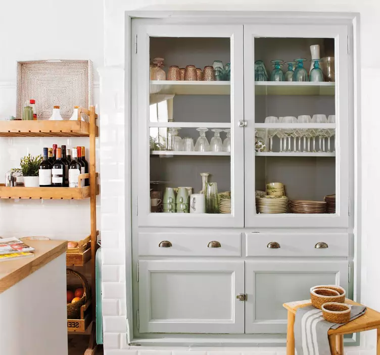 Grå klistremerke til møbler - Tenstickers