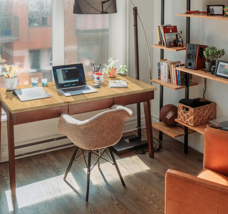 Lys tre klistremerke møbler - Tenstickers