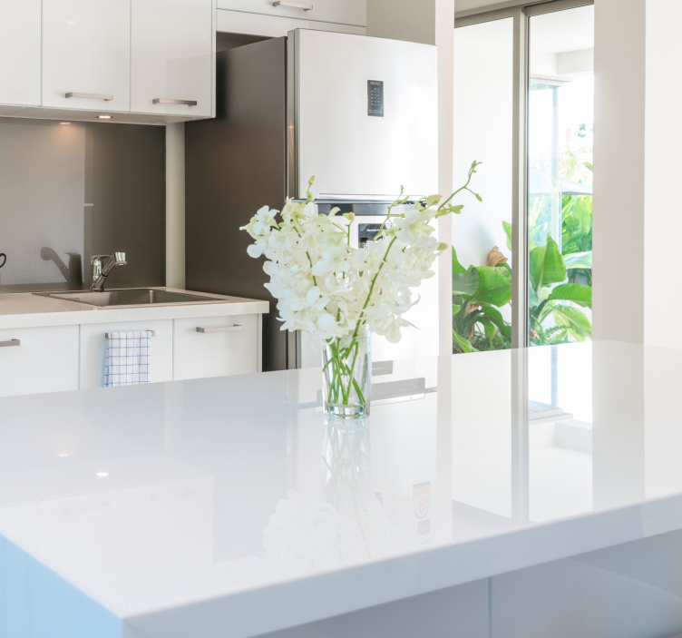 TransparentGjennomsiktig klistremerke møbler - Tenstickers