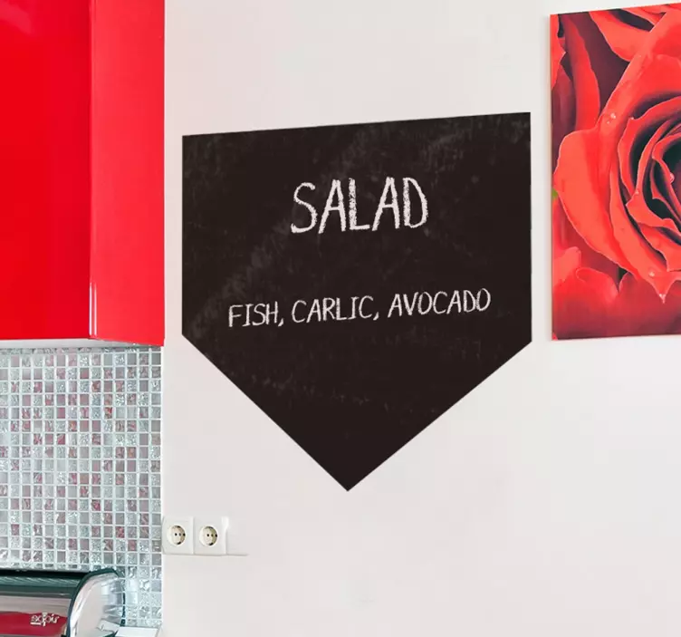 Meny dekorativ tavle klistremerke - Tenstickers