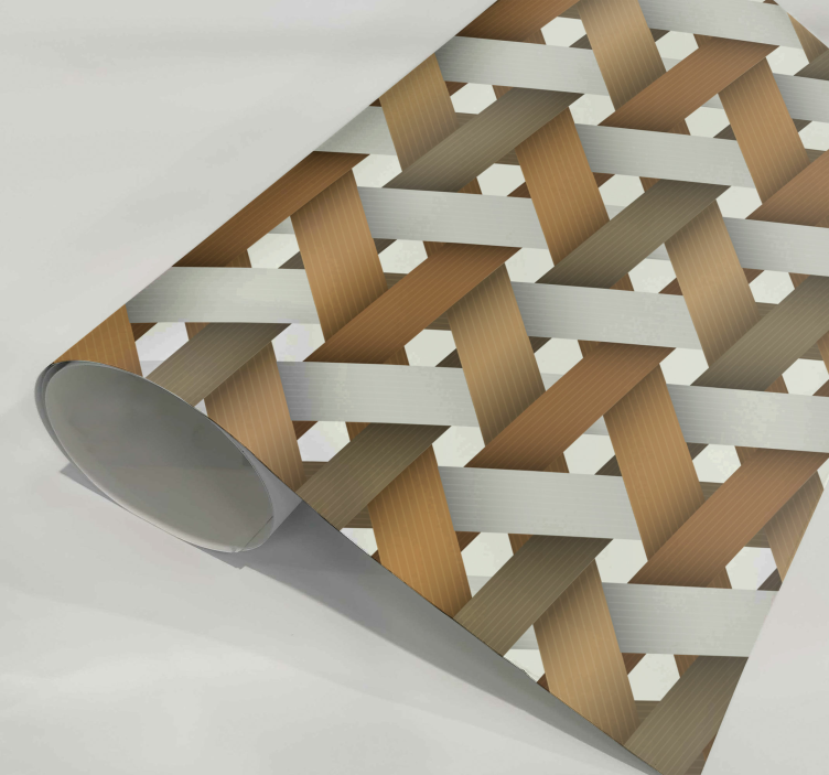 Skandinavisk hvitt tre klistremerke for møbler - Tenstickers