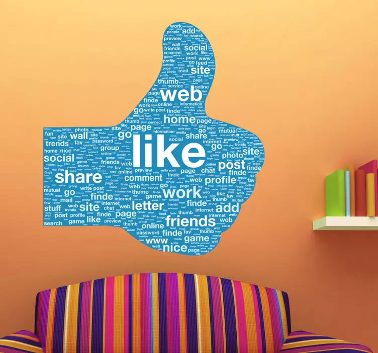 Tommel opp medieoverføringsmerke - Tenstickers