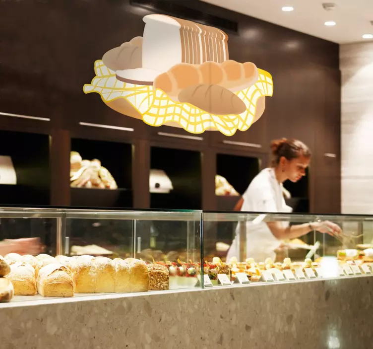 Brødkurv klistremerke - Tenstickers