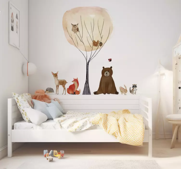 Dyr ville dyr dekal - Tenstickers