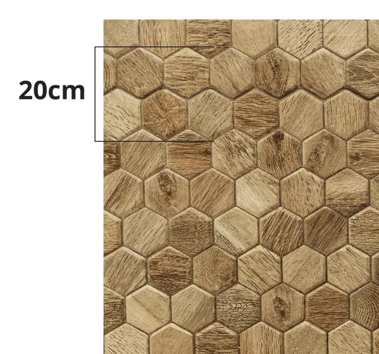 Geometriske fliser veggmaleri - Tenstickers