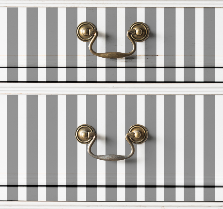 Vertikale linjer møbel klistremerke - Tenstickers