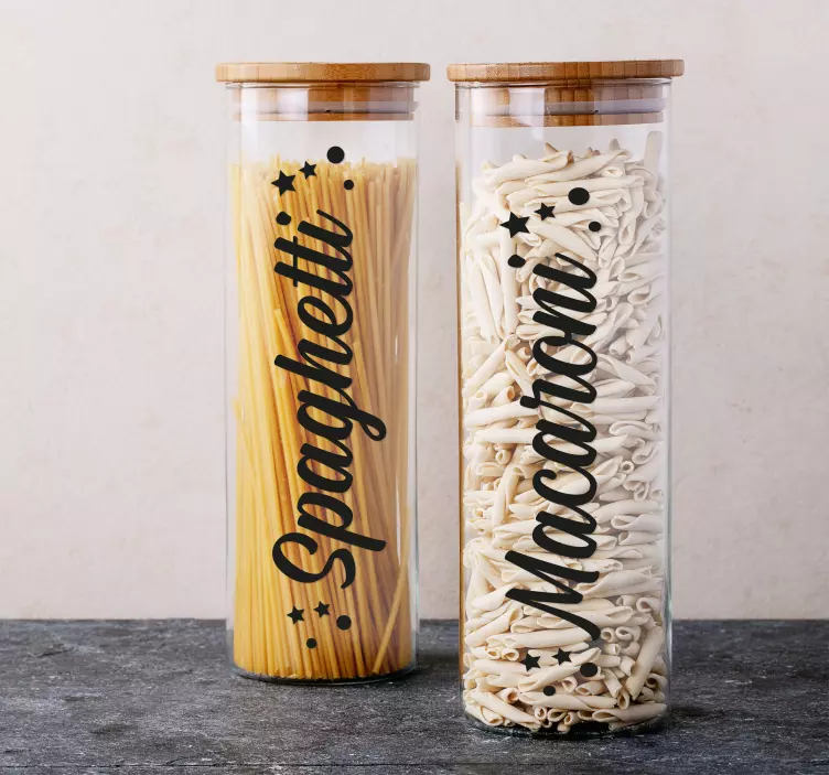 Vannflaske klistremerke med navn - Tenstickers