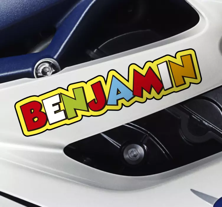 Personlig rossi klistremerker til bil - Tenstickers