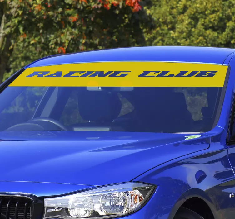 Tilpasset monofarget solskjerm klistremerker til bil - Tenstickers