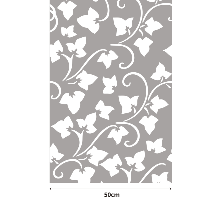 Gjennomsiktig ark med tregrener vindu klistremerke - Tenstickers