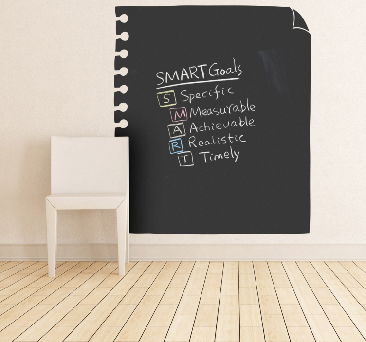 Tavle på notisblokk på tavle - Tenstickers