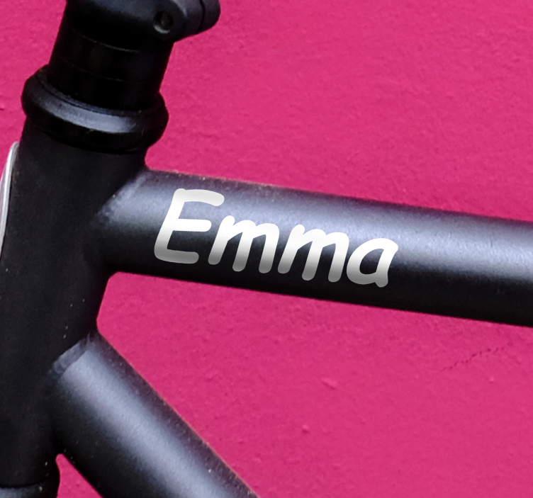 Håndskrevet stil sykkel klistremerke - Tenstickers