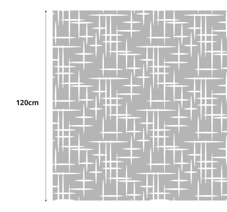 Moderne linjer dusj klistermerke - Tenstickers