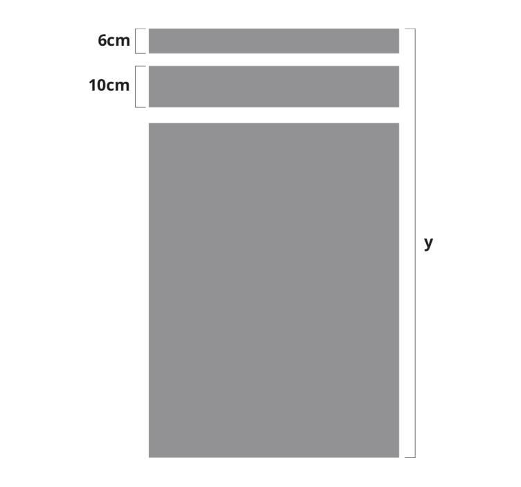 Linjer for dør klistremerke linjer - Tenstickers