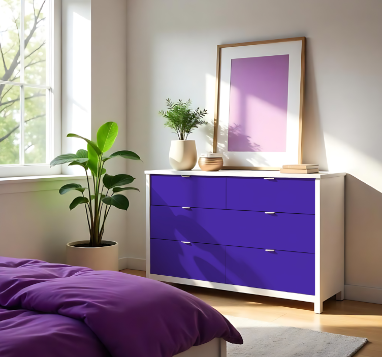 Matt lilla ensfarget arkklistremerke - Tenstickers