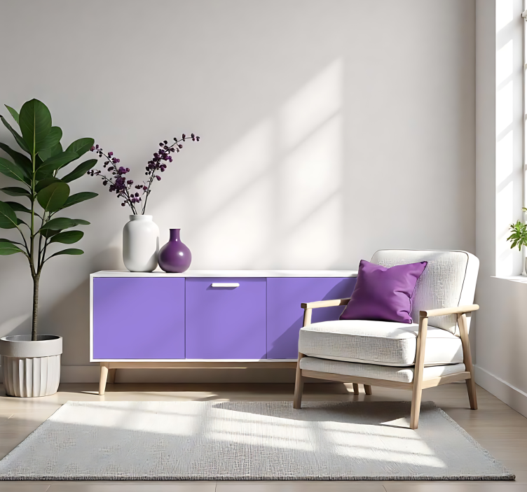 Matt lilla ensfarget arkklistremerke - Tenstickers