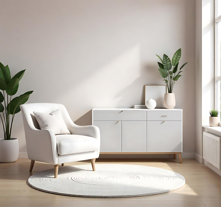 Matt lys grå ensfarget arkklistremerke - Tenstickers