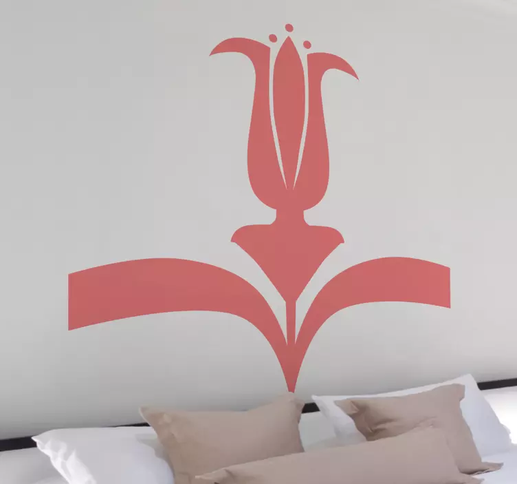 Abstrakt vagina klistremerke - Tenstickers