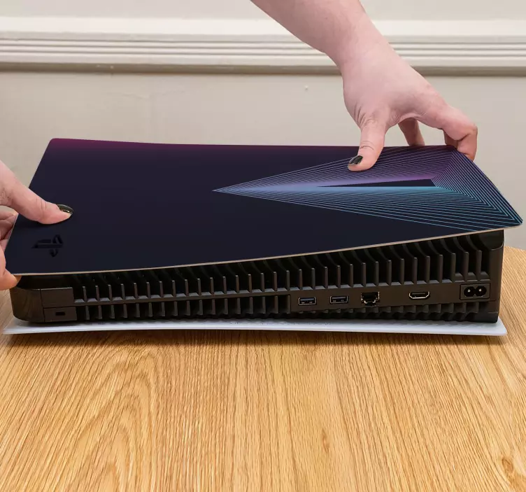 Abstrakte former ps5 klistremerker - Tenstickers