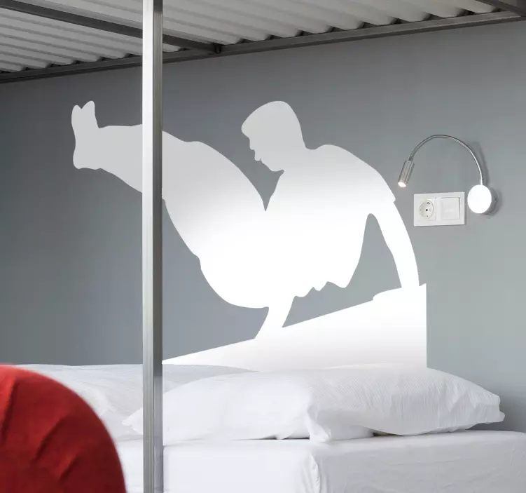 Akrobatisk parkour klistremerke - Tenstickers