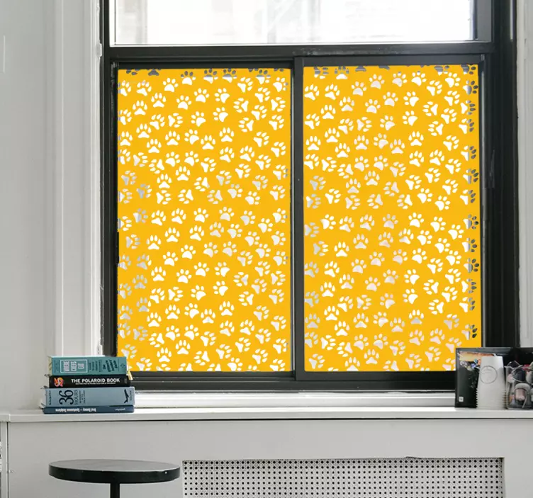 Dyre fotavtrykk vindu klistremerke - Tenstickers