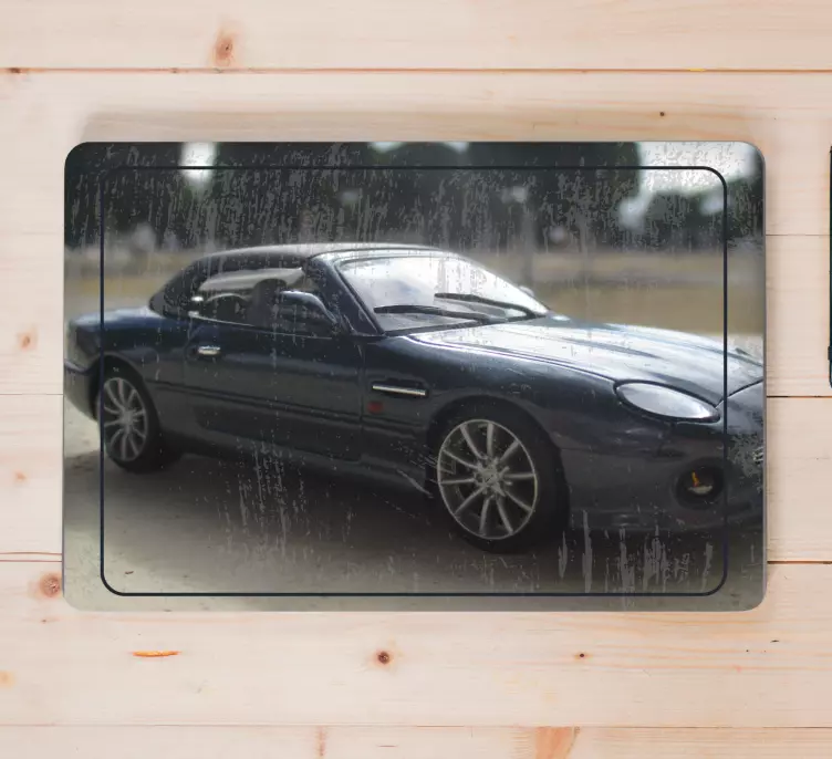 Aston martin db7 laptop sticker - Tenstickers