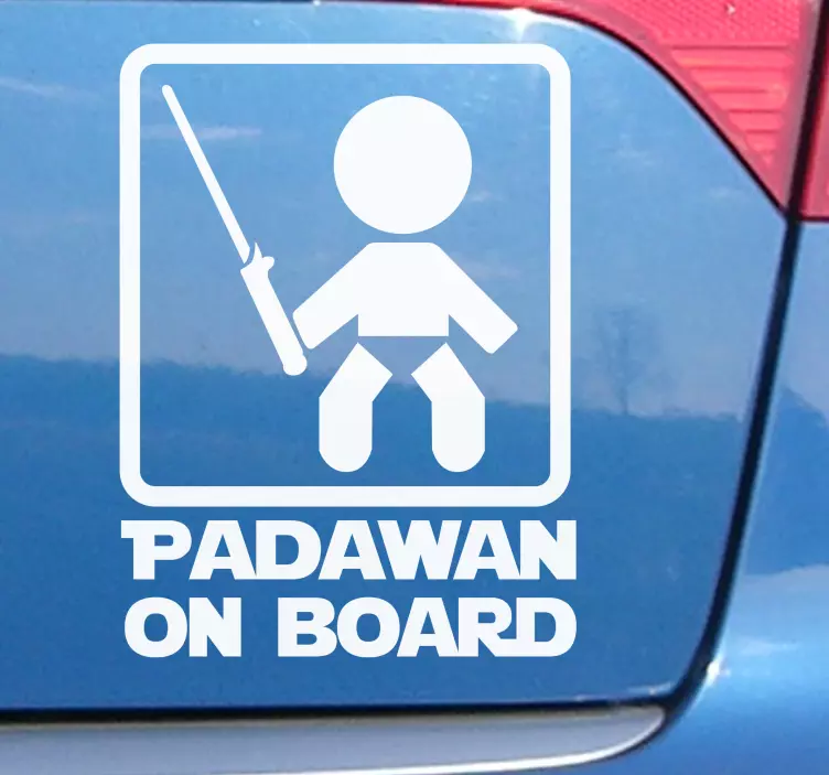 Baby ombord star wars bil klistremerke - Tenstickers