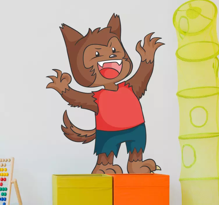 Baby varulv vegg klistremerke - Tenstickers