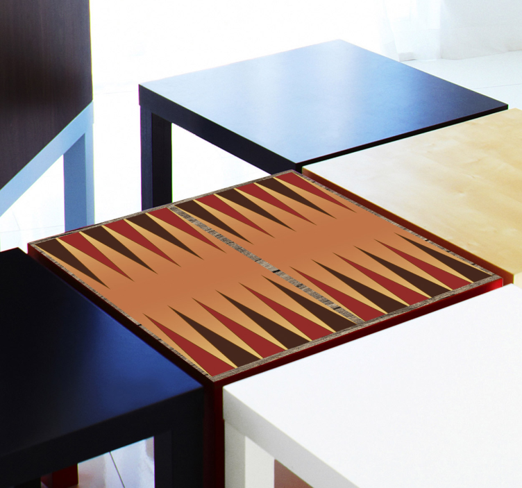 Backgammon board sticker - Tenstickers