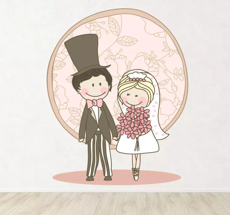 Bare gift klistremerke - Tenstickers