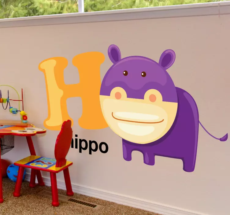 Barnebokstav klistremerke - Tenstickers