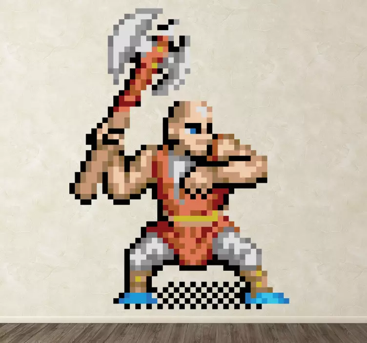 Barnslig 8-biters videospill-klistremerke - Tenstickers