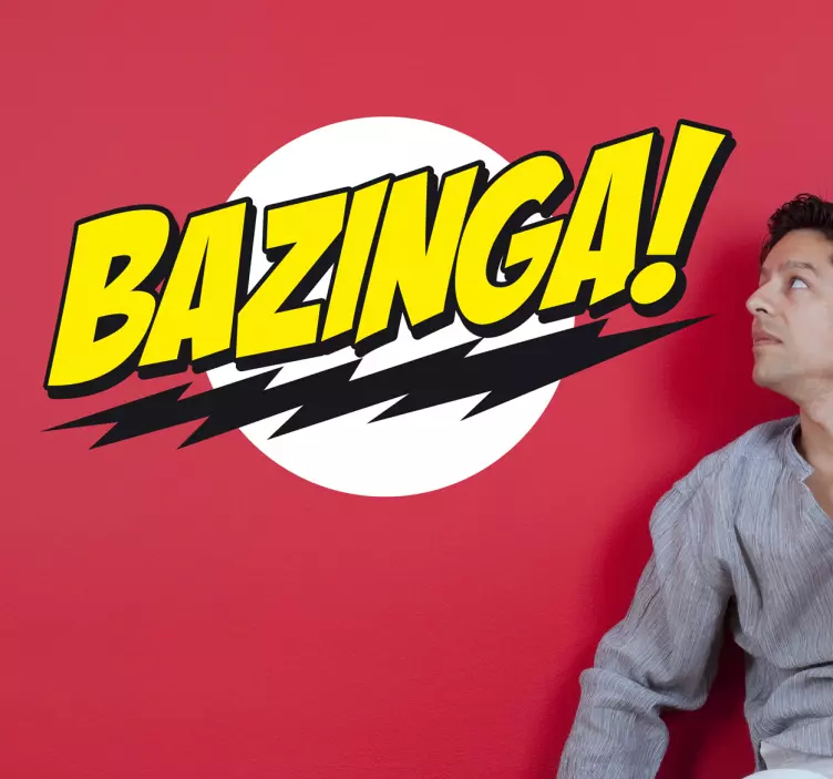 Bazinga big bang theory veggklistremerke - Tenstickers