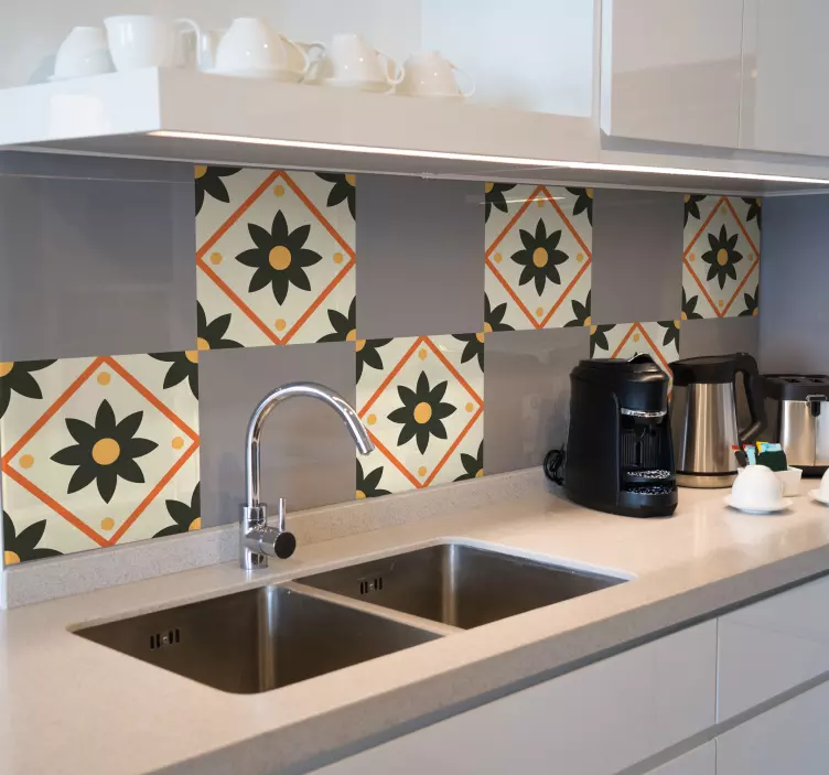 Belgia flamingo flise klistremerke - Tenstickers