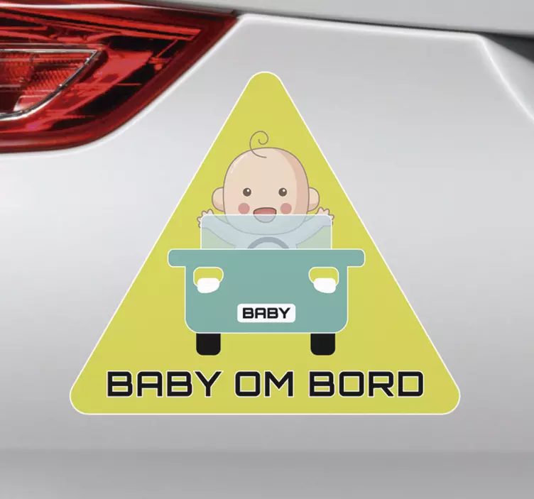 Bil baby ombord klistremerke - Tenstickers