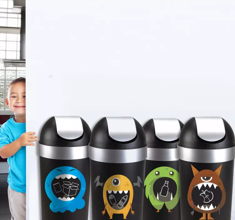 Blandede klistremerker for gjenvinning - Tenstickers