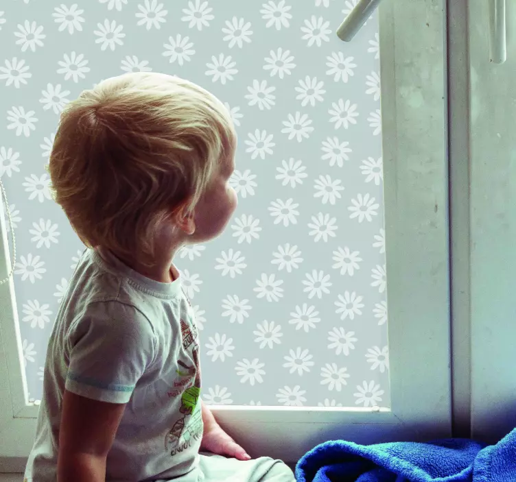 Blomstervindu klistremerker til vindu - Tenstickers