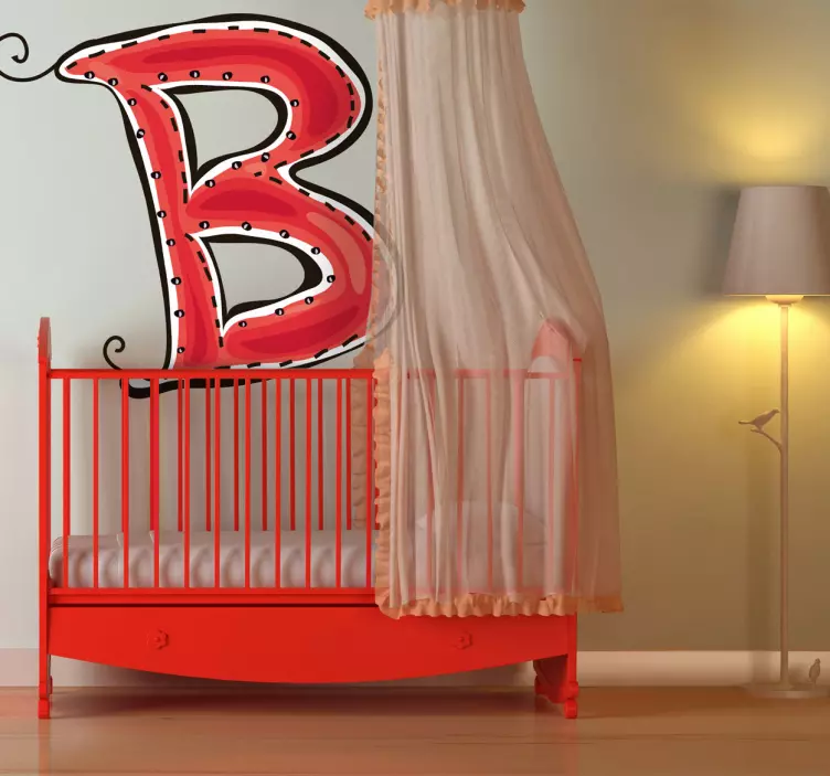 Bokstav b klistremerke - Tenstickers