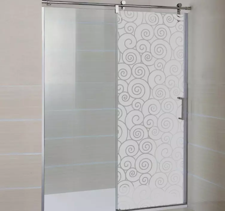 Bølger dusj klistremerke - Tenstickers