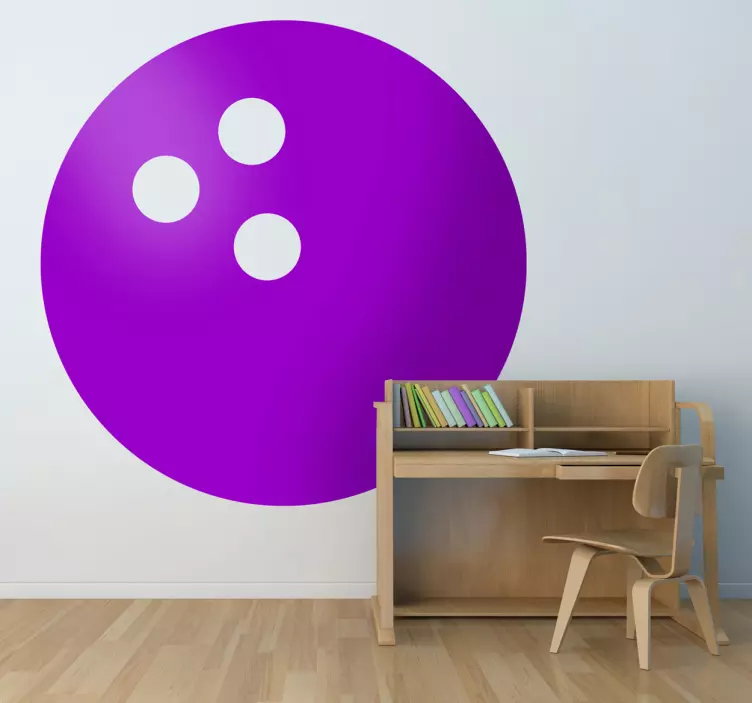 Bowling ball klistremerke - Tenstickers
