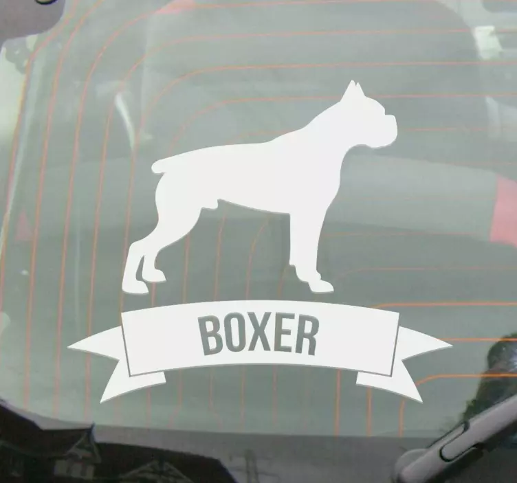 Boxer hunde vegg klistremerke - Tenstickers