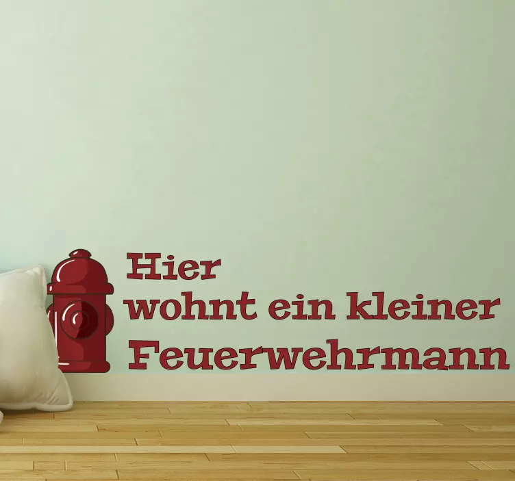 Brannhydrantdekor klistremerke dyr - Tenstickers