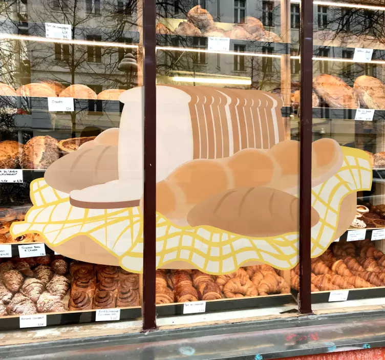 Brødkurv klistremerke - Tenstickers