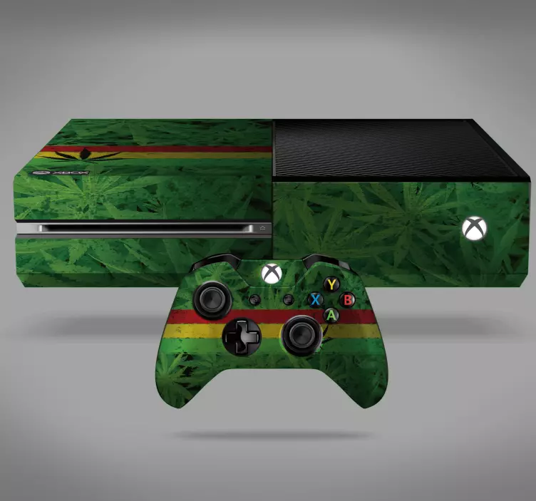 Cannabis plant xbox hud klistremerke - Tenstickers