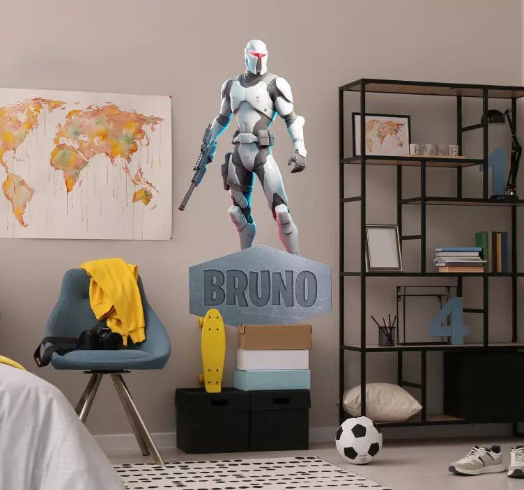 Cyberkjempe spill dekal wallsticker - Tenstickers