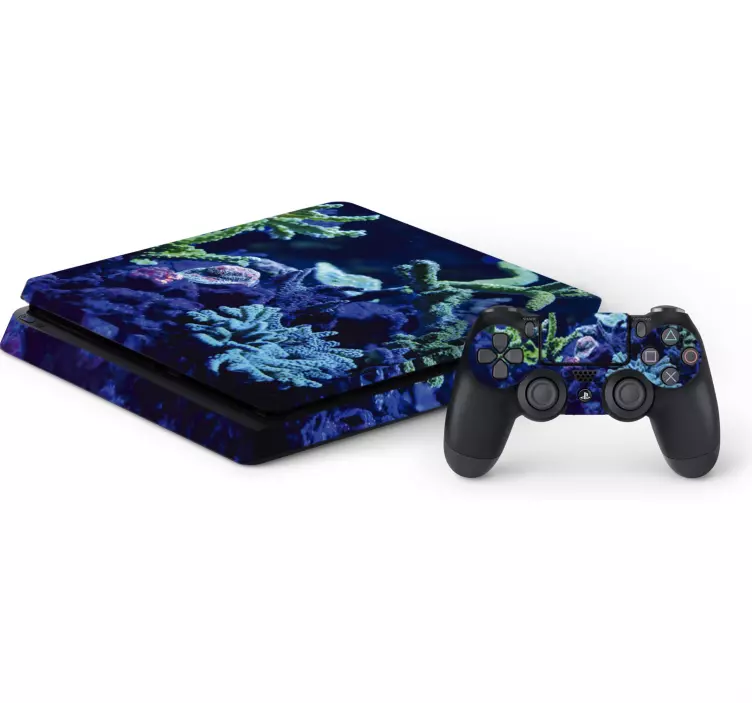 Deep ocean ps4 vinyl hud - Tenstickers