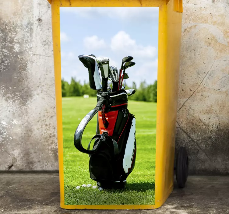 Klistremerke for beholder til golfbag - Tenstickers